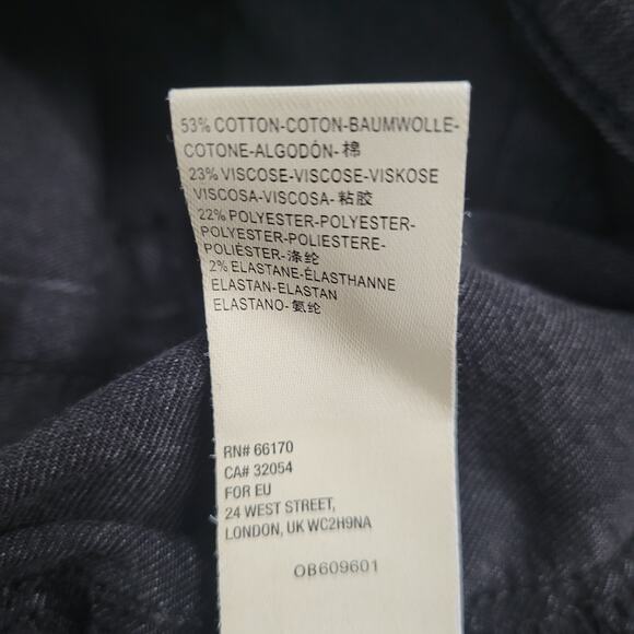 Free People Just Float on Flare Jeans size 26 Washed Black Retro Boho Festival - Picture 10 of 12